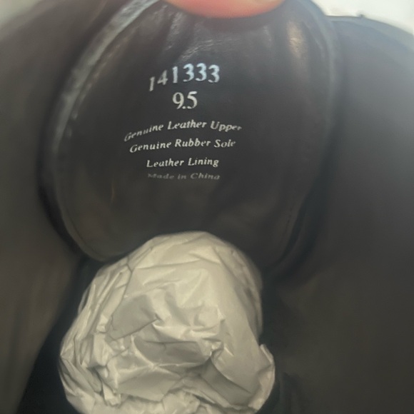 The Men's Store at Bloomingdale's Cap Toe Boot Brown Size 9.5 - Picture 6 of 6